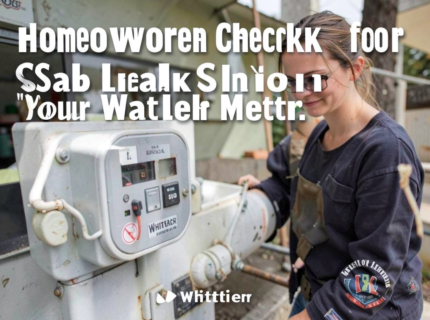 Homeowner Checks for Slab Leaks Using Your Water Meter