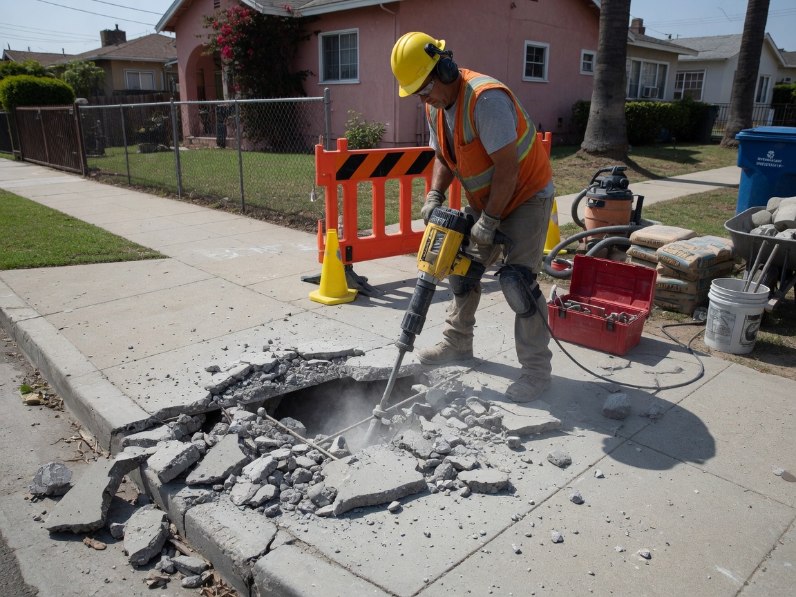 Slab Leak Detection in Historic Uptown Whittier